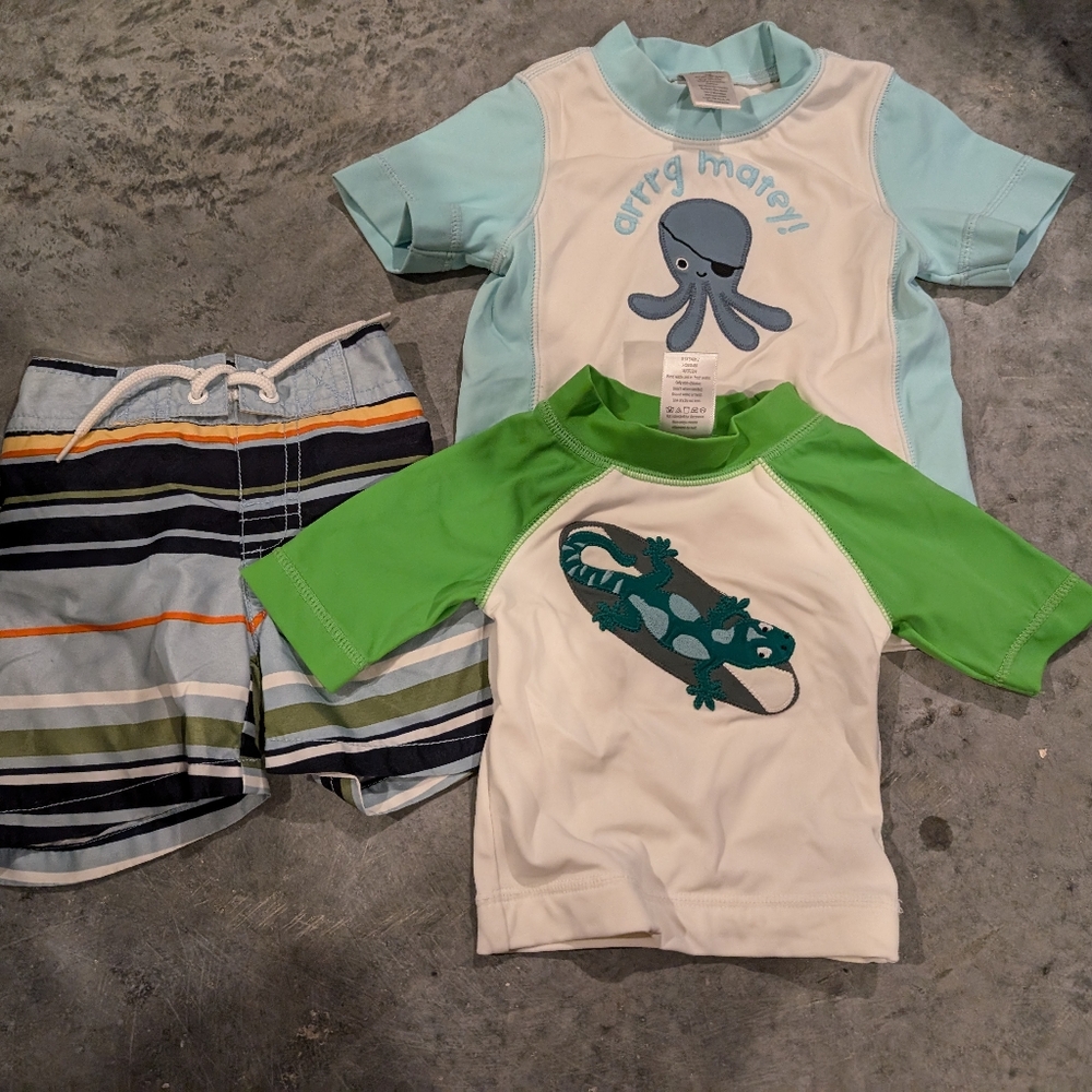 Gymboree surf suits for boy